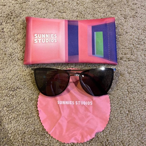 👓 SUNNIES STUDIOS Malibu Glasses in Mercury 👓 - Picture 2 of 4